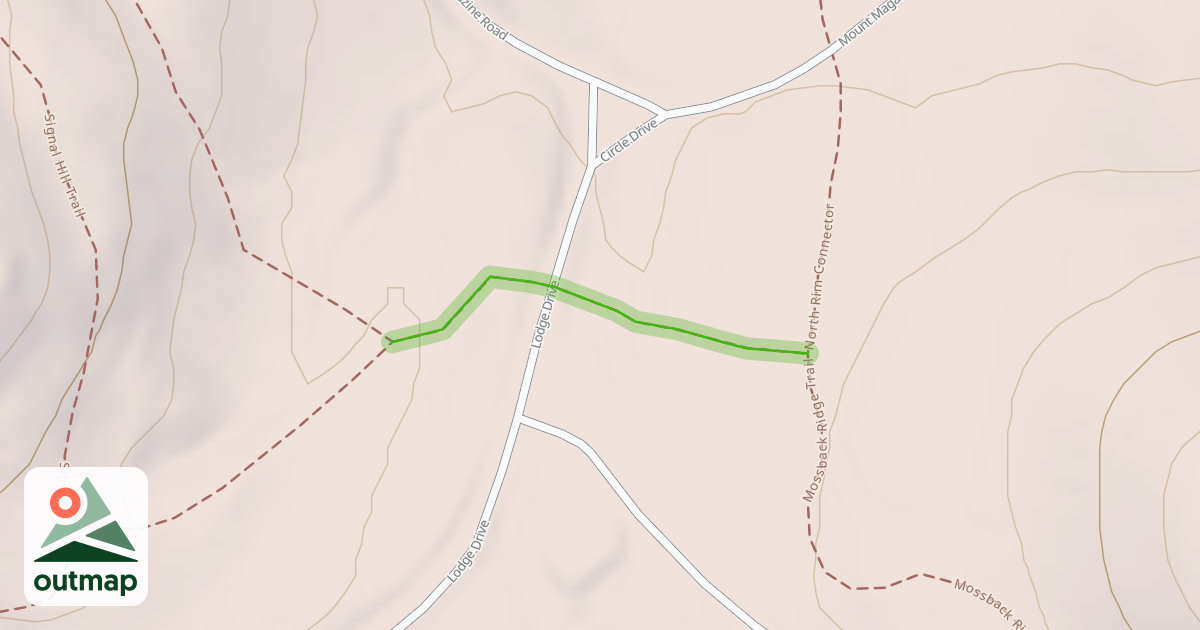 Map of Signal Hill/Mossback Connector