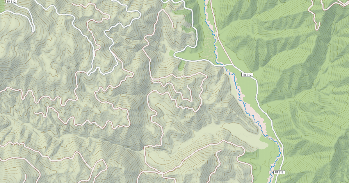 Map preview of KLAHOWYA CREEK N