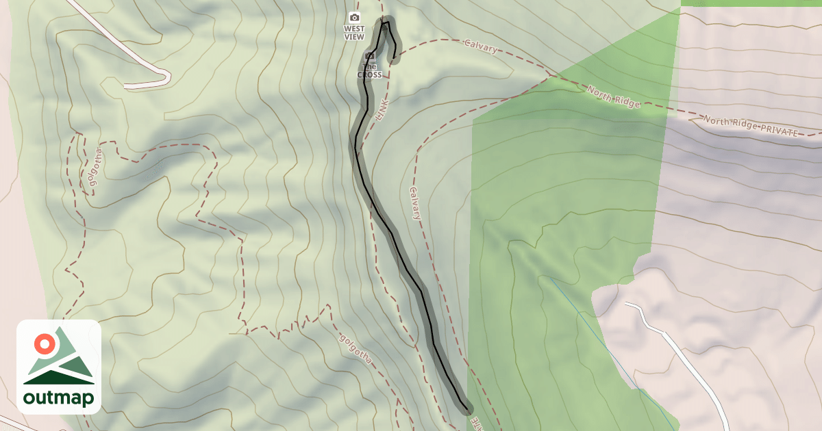 Map of Calvary