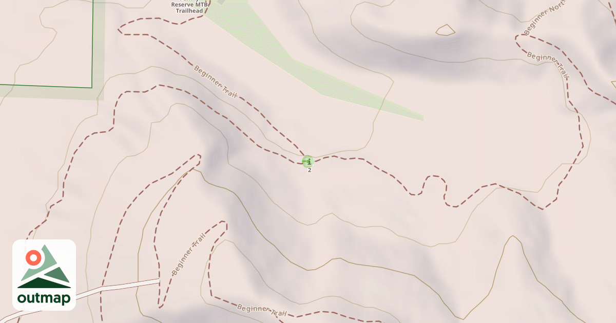 Map of Beginner Trail