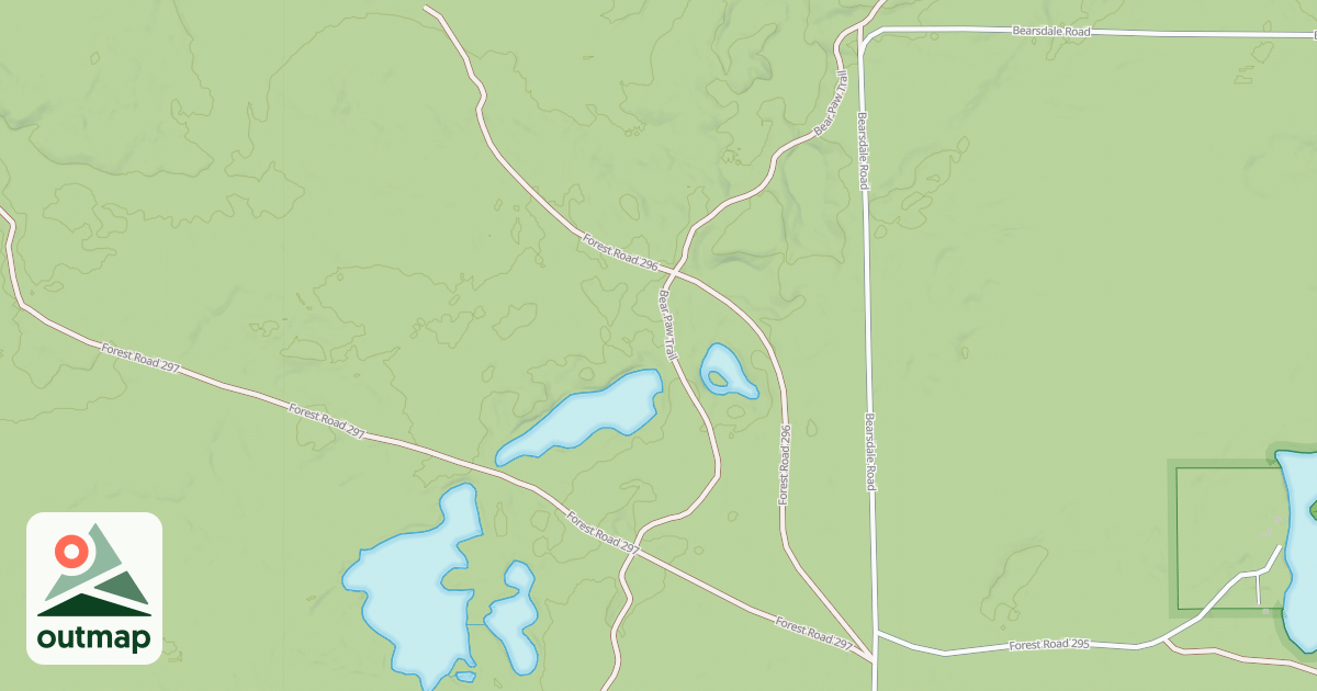 Map of FR 296