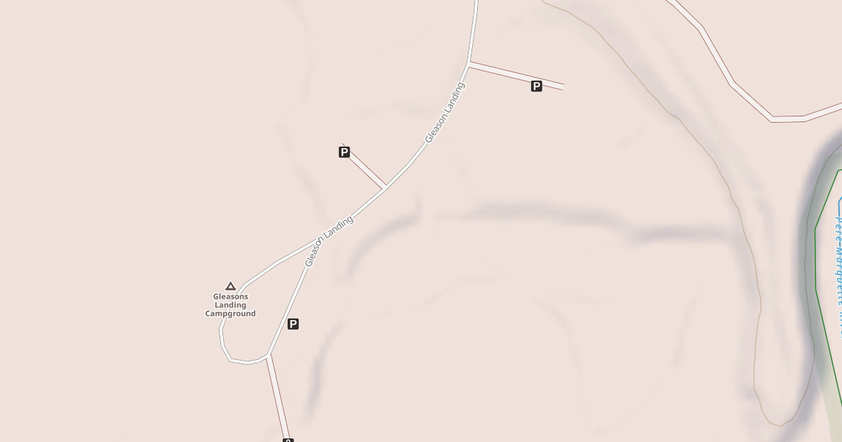 Map preview of GLEASON LANDING OVERFLOW