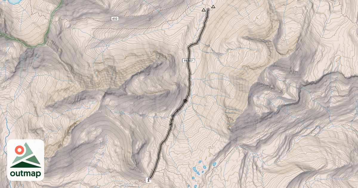 Map of Rico-Silverton - Co.Trail Trail