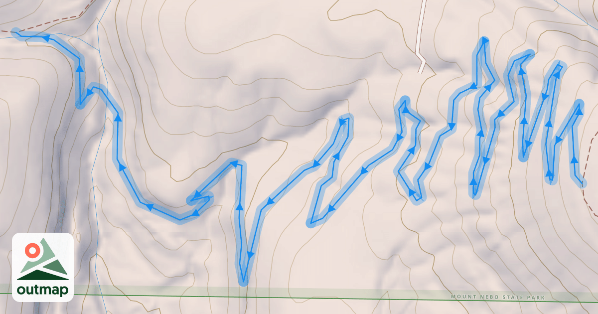 Map of Chickalah Loop Trail