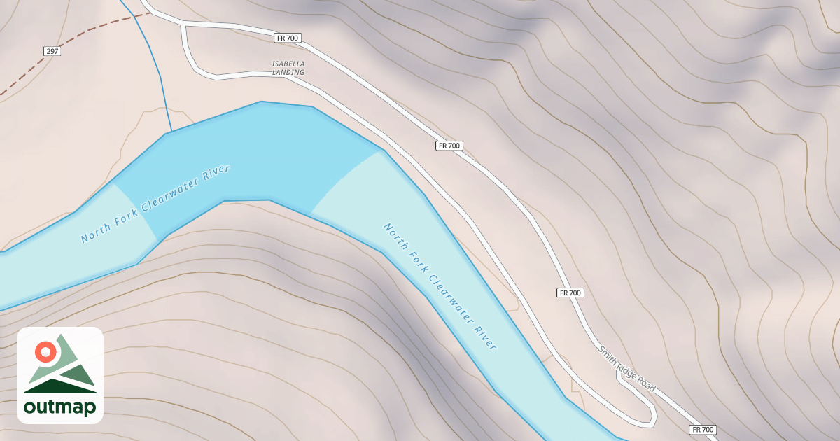 Map of ISABELLA CREEK CAMP GRD