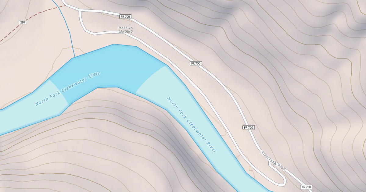 Map preview of ISABELLA CREEK CAMP GRD