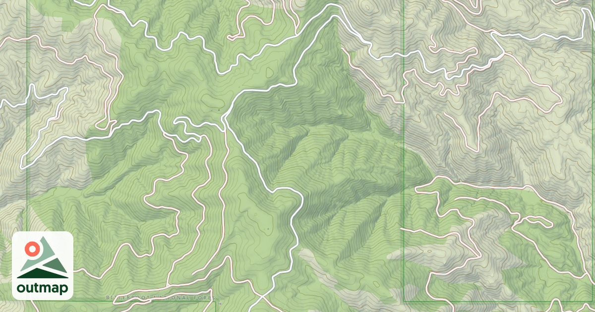 Map of (FDR) DEER MOUNTAIN
