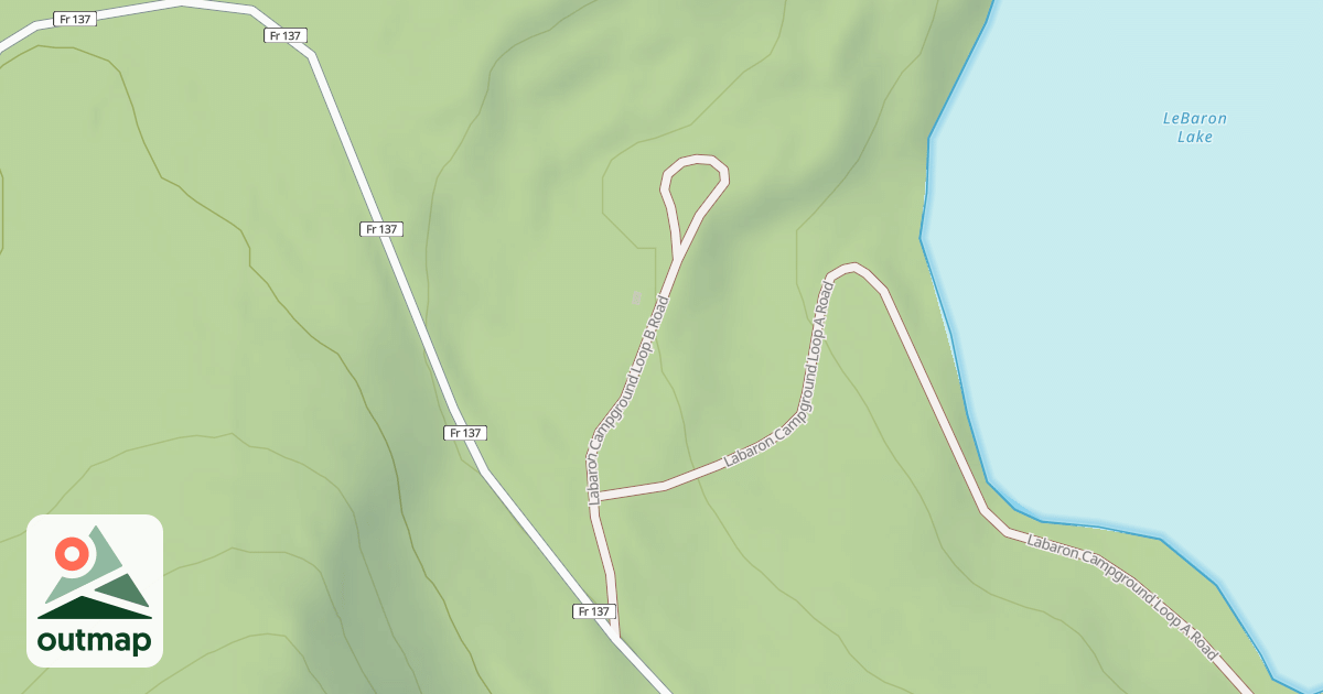 Map of LABARON CG LOOP B