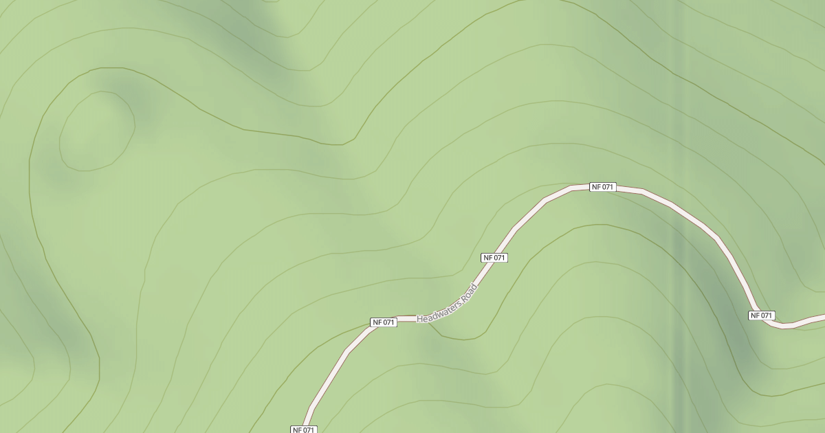 Map preview of HEAD WATERS-F SPUR