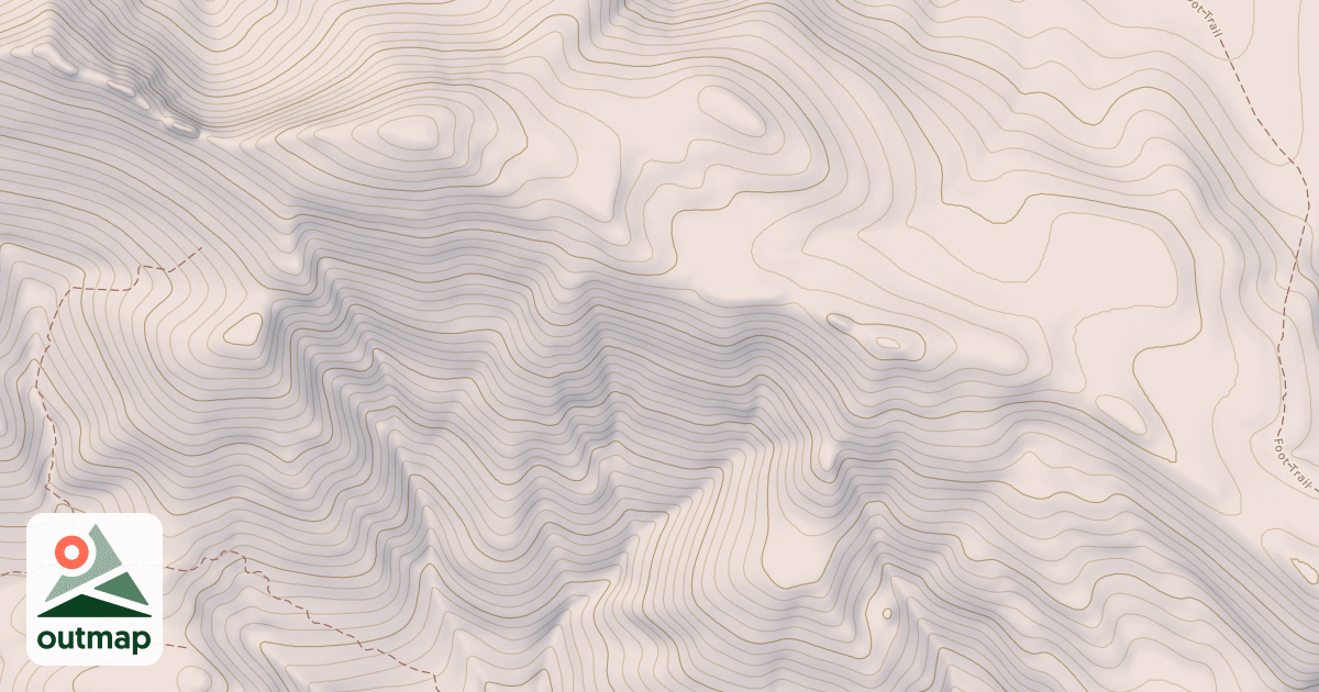 Map of Garns Mountain