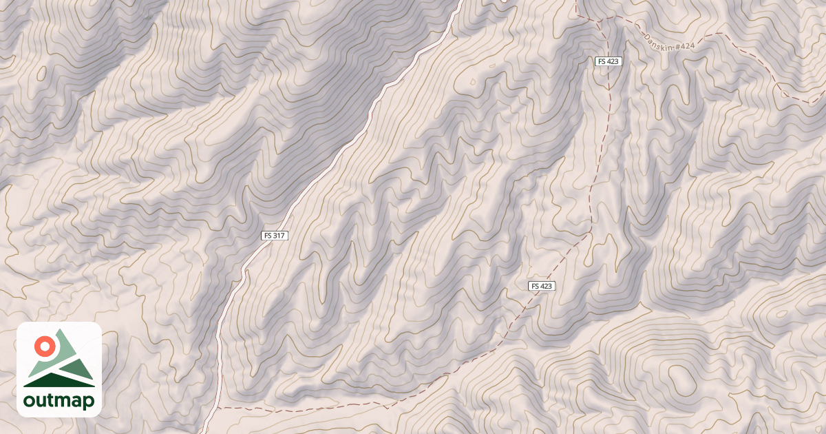 Map of Danskin #423