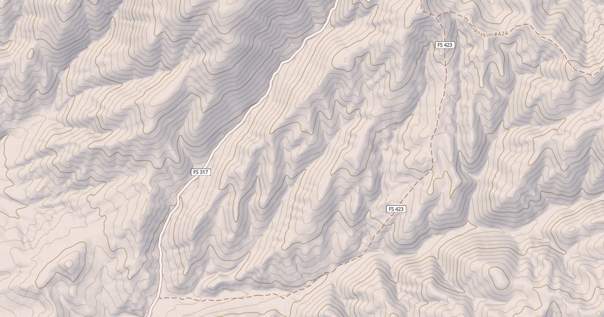 Map preview of Danskin #423