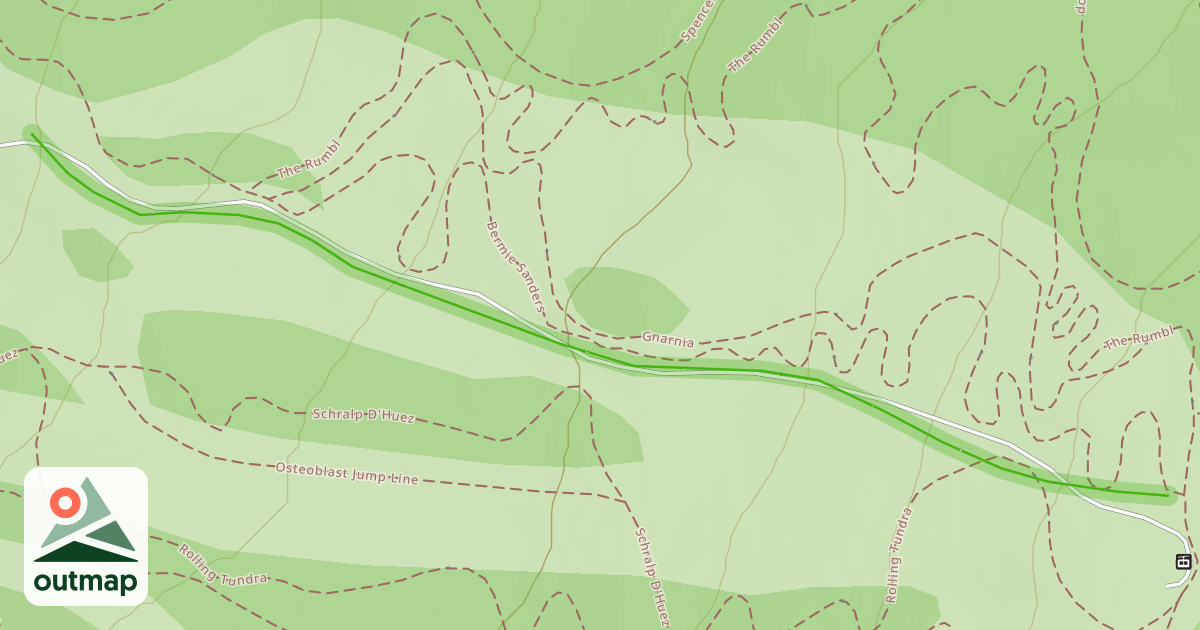 Map of Brown Bear