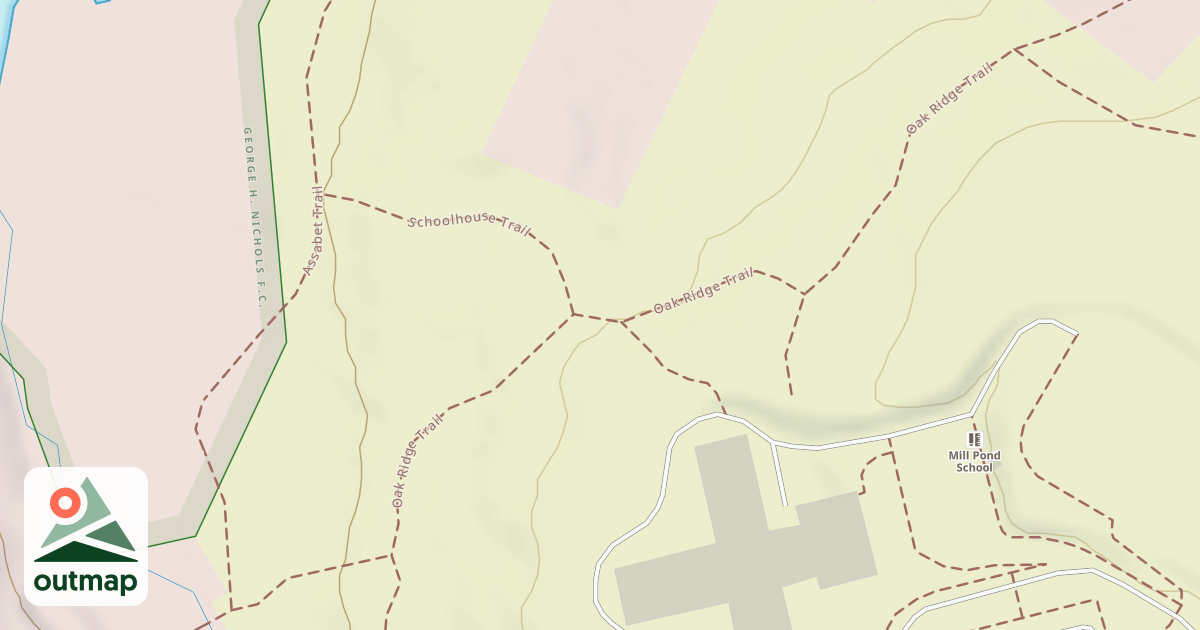 Map of Oak Ridge Trail
