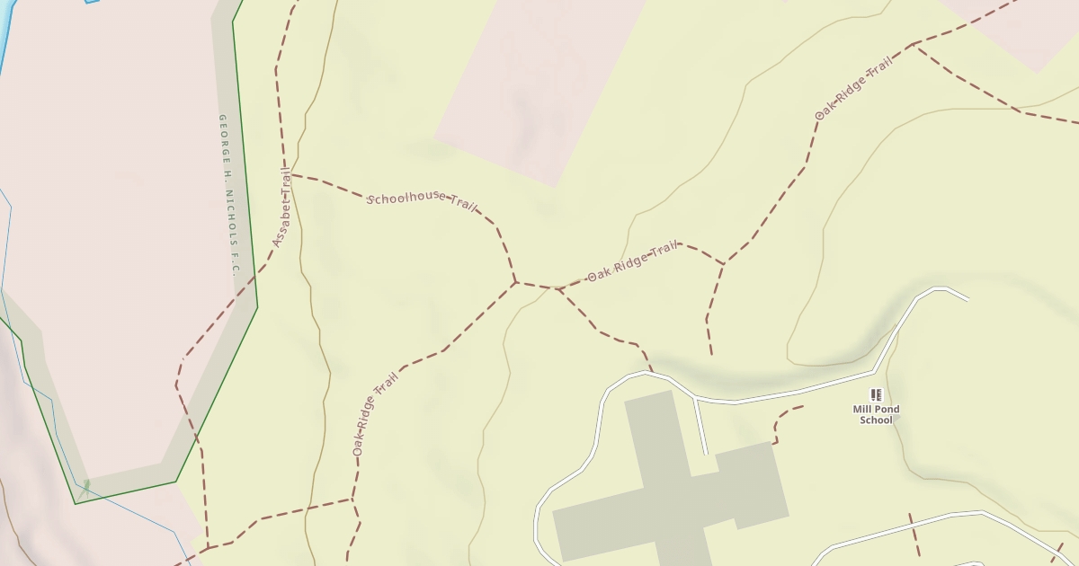 Map preview of Oak Ridge Trail