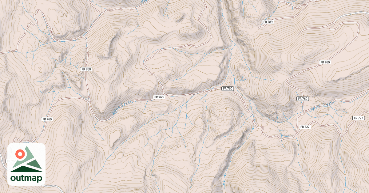 Map of ALLEN CR