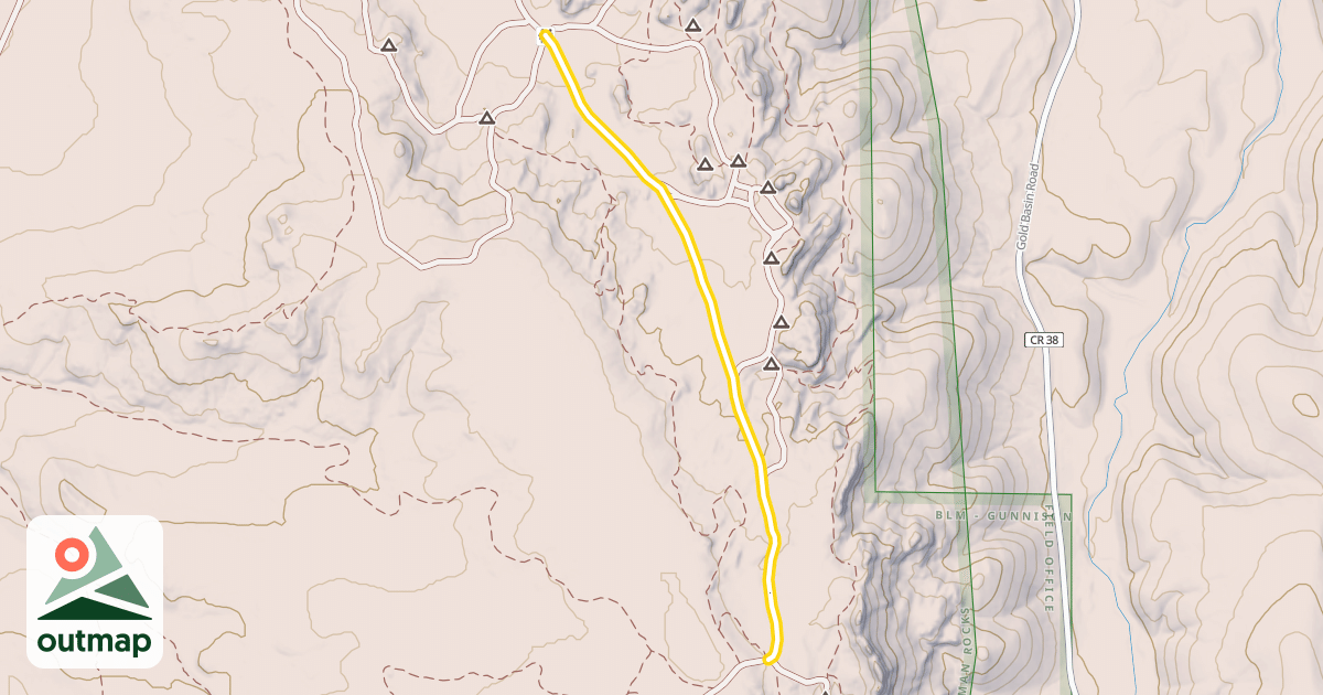 Map of Main Street Road