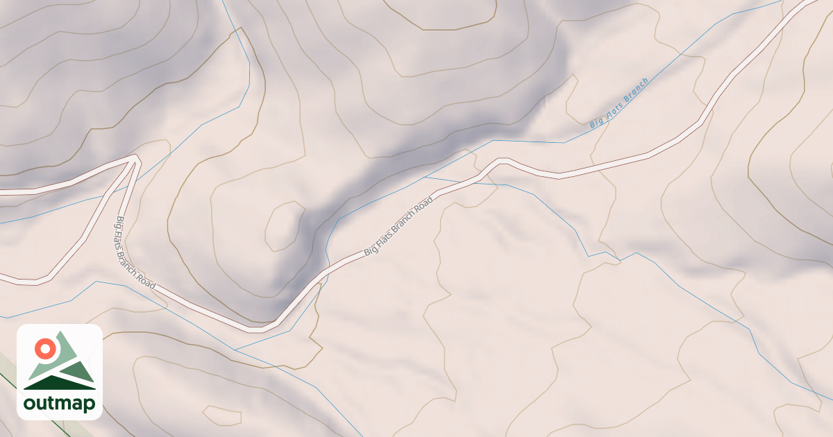 Map of BIG FLATS BRANCH