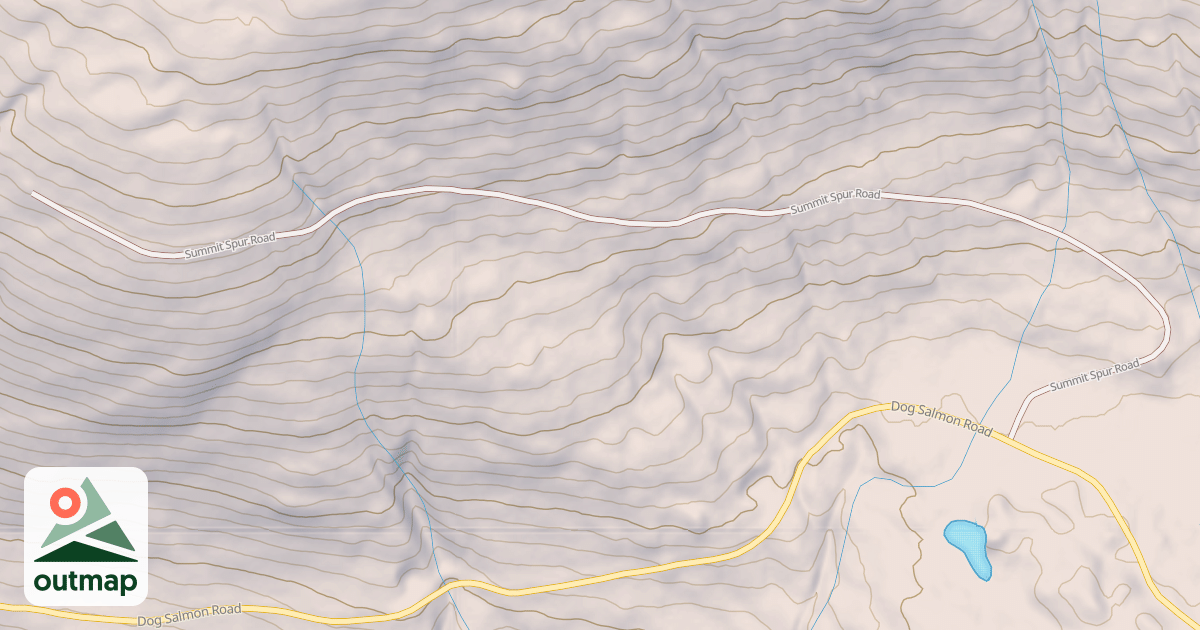Map of SUMMIT SPUR