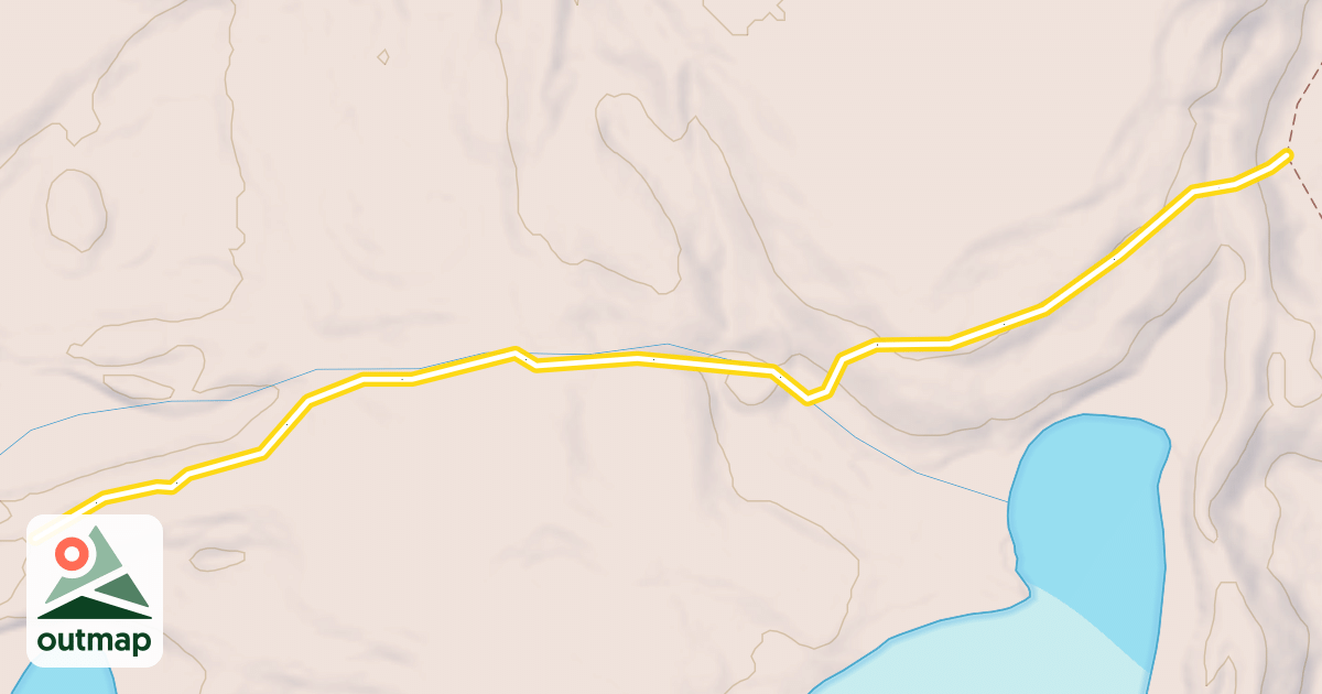 Map of Trout Lake Trail Spur D
