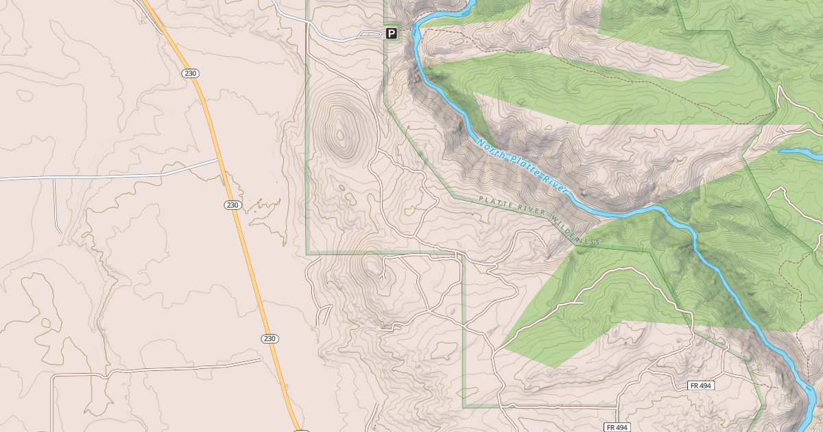 Map preview of DOUGLAS FIR ROAD