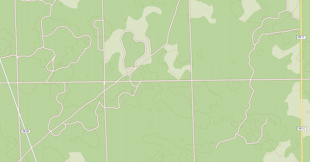 Map preview of USFS Motor Vehicle Use Map Roads {4E826D9D-4C7D-4689-A490-4EA6C3E164EE}