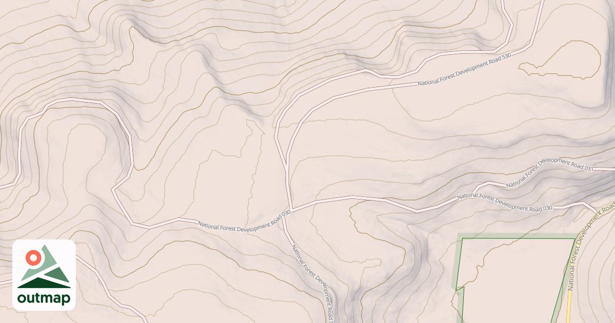 Map of USFS National Forest System Roads {009440E1-C3E5-4B20-8AC9-41C5D9BD204C}