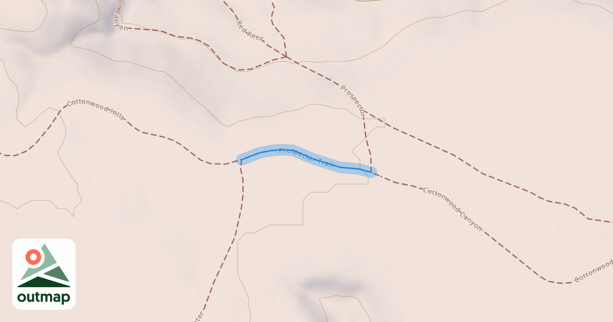 Map of Prospector Trail