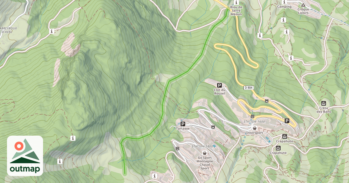 Map of La Balme