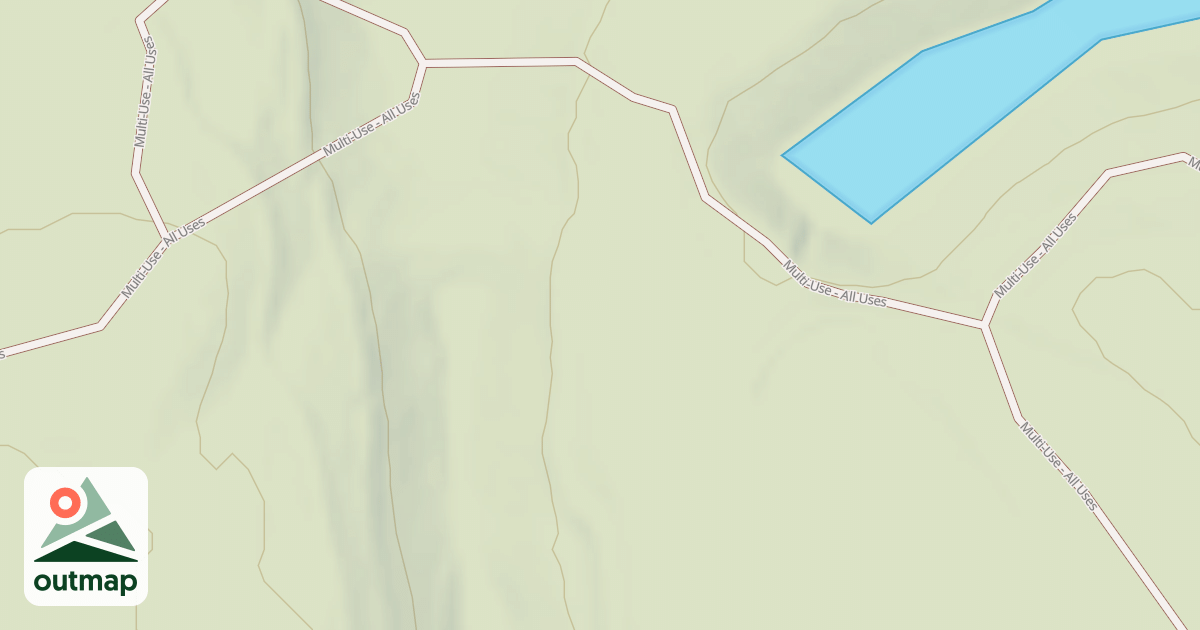 Map of Interlake State Recreation Area Trails