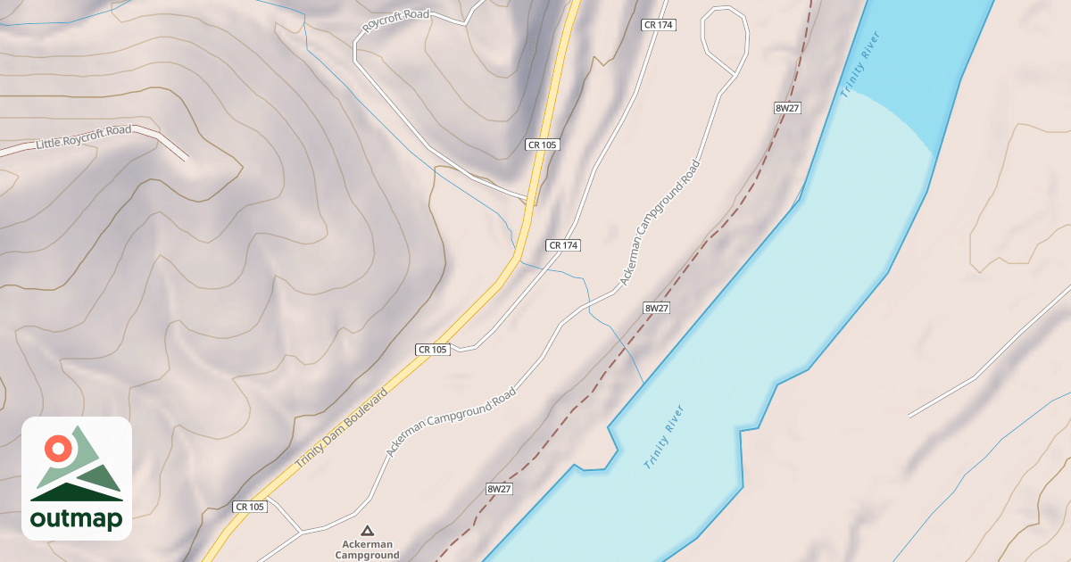 Map of ACKERMAN CG