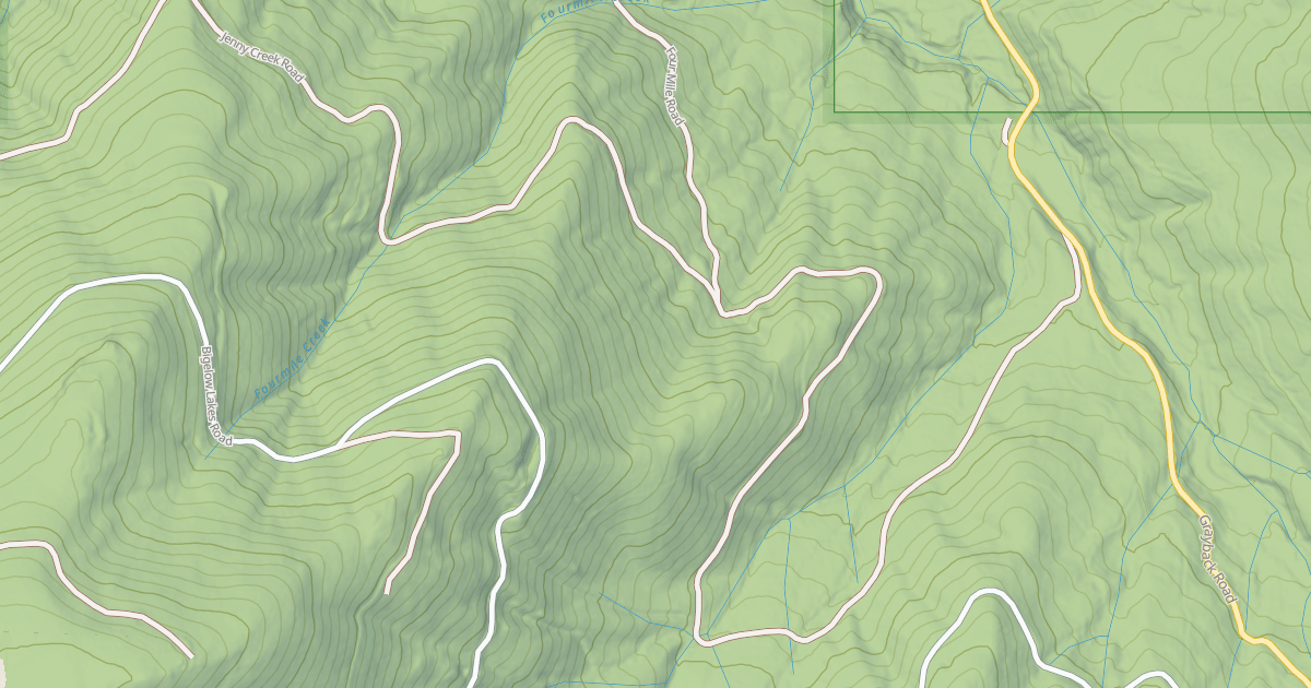 Map preview of JENNY CREEK