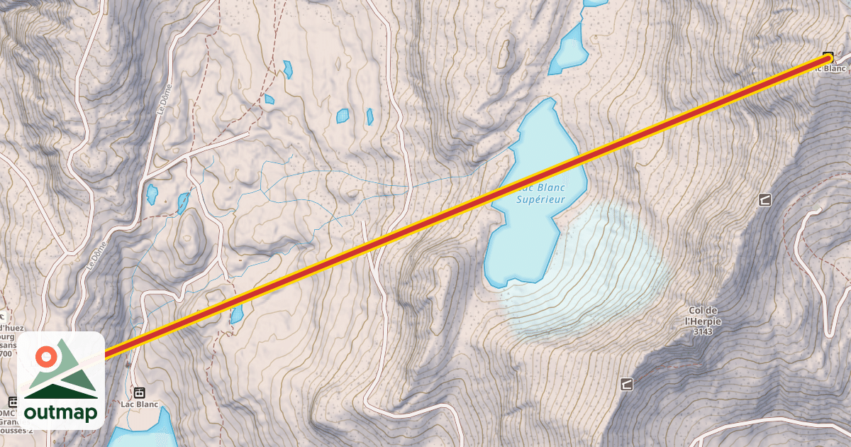 Map of Pic Blanc 3
