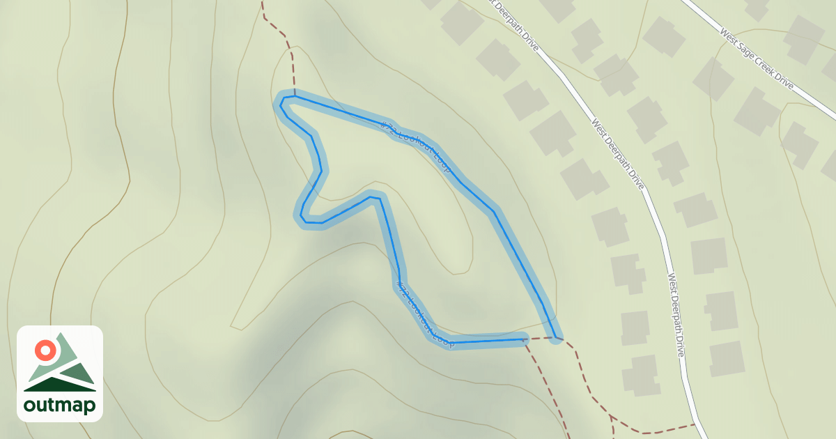 Map of #72 Lookout Loop