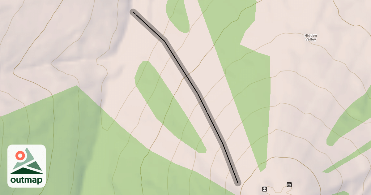 Map of Continental Divide