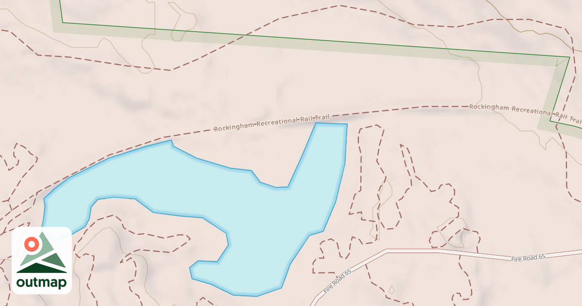 Map of Rockingham Rec. Rail Trail