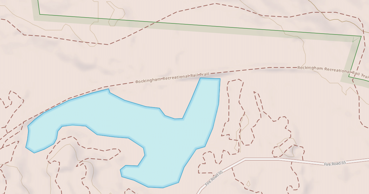 Map preview of Rockingham Rec. Rail Trail