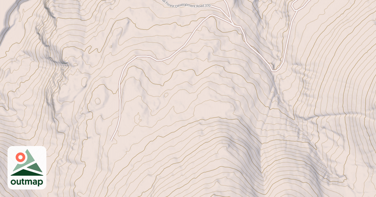 Map of HOODOO MTN