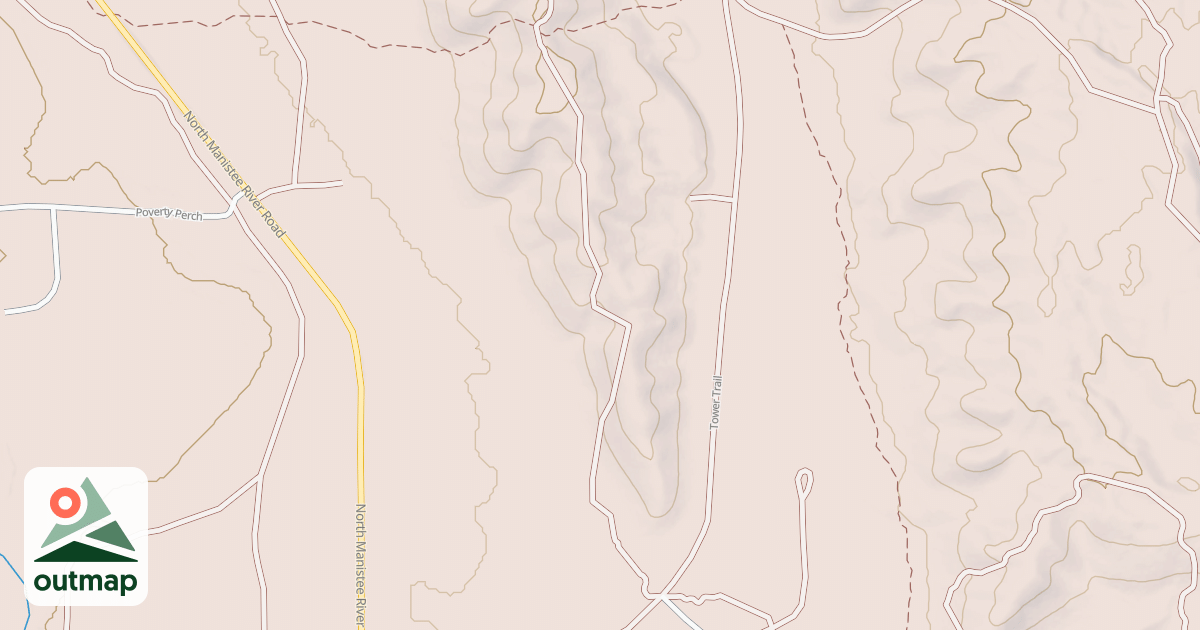 Map of Frederic Trail