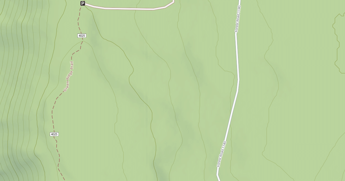 Map preview of USFS Motor Vehicle Use Map Roads {58120C79-A46E-47CD-9394-7A49592E3001}