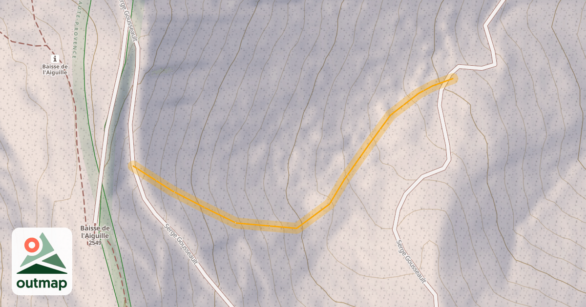 Map of Serge Gousseault Hors Piste