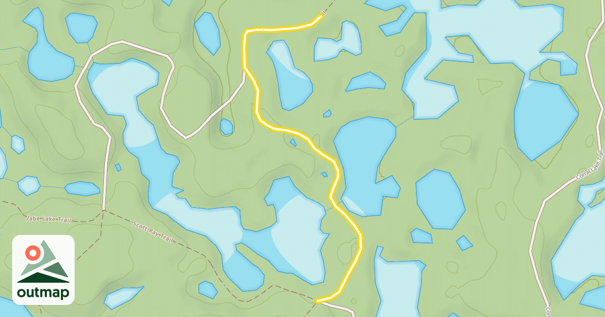 Map of #4 to #12 Trail