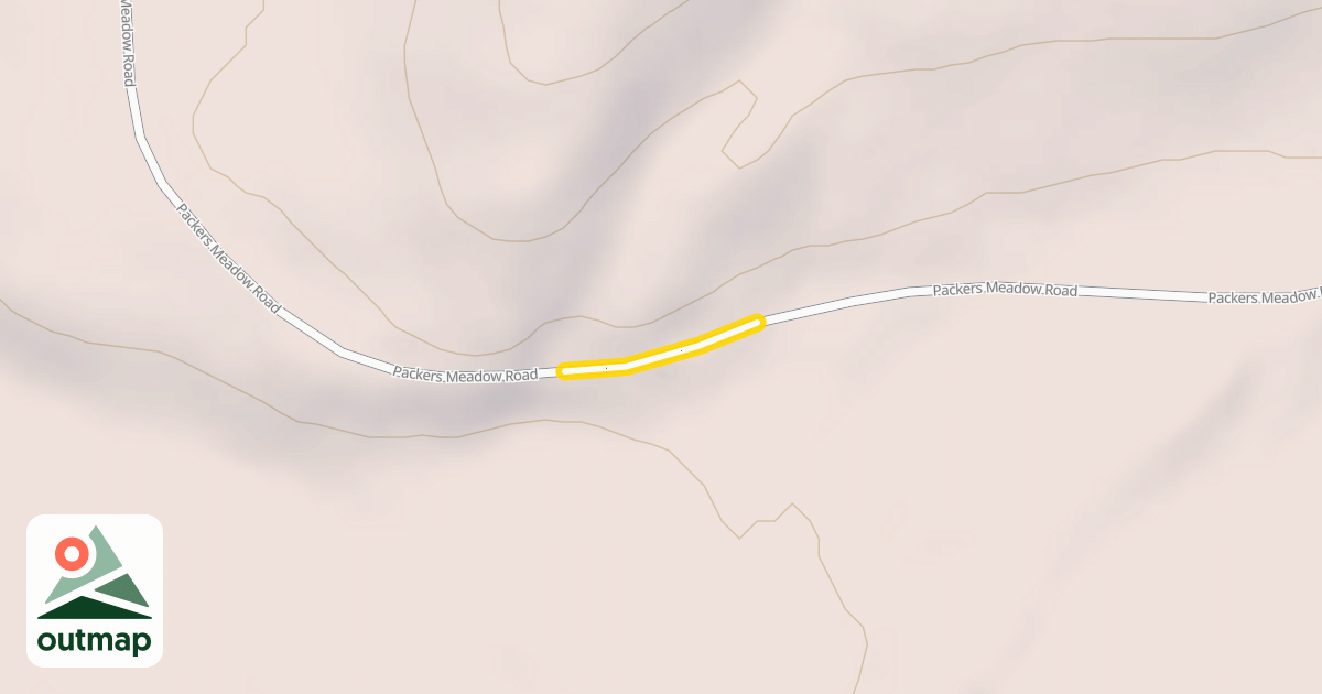 Map of Packers Meadow Road