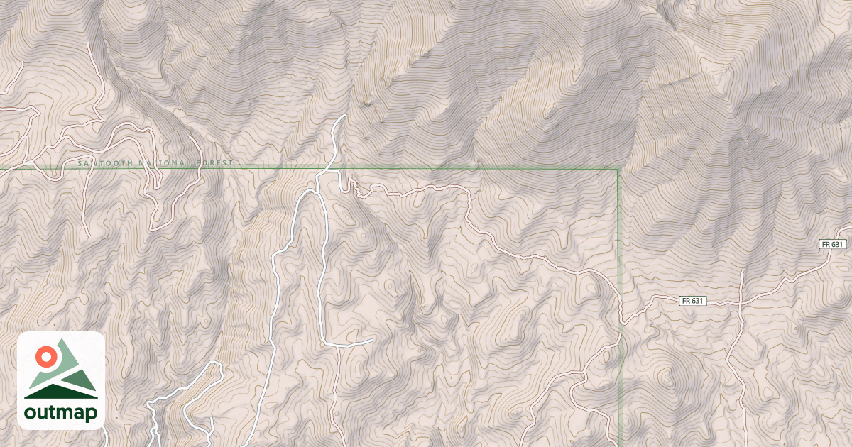 Map of FRONT TRAIL EAST - ATV