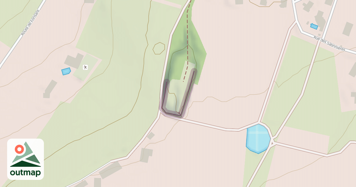 Map of Site d'escalade de Buisante-Limas