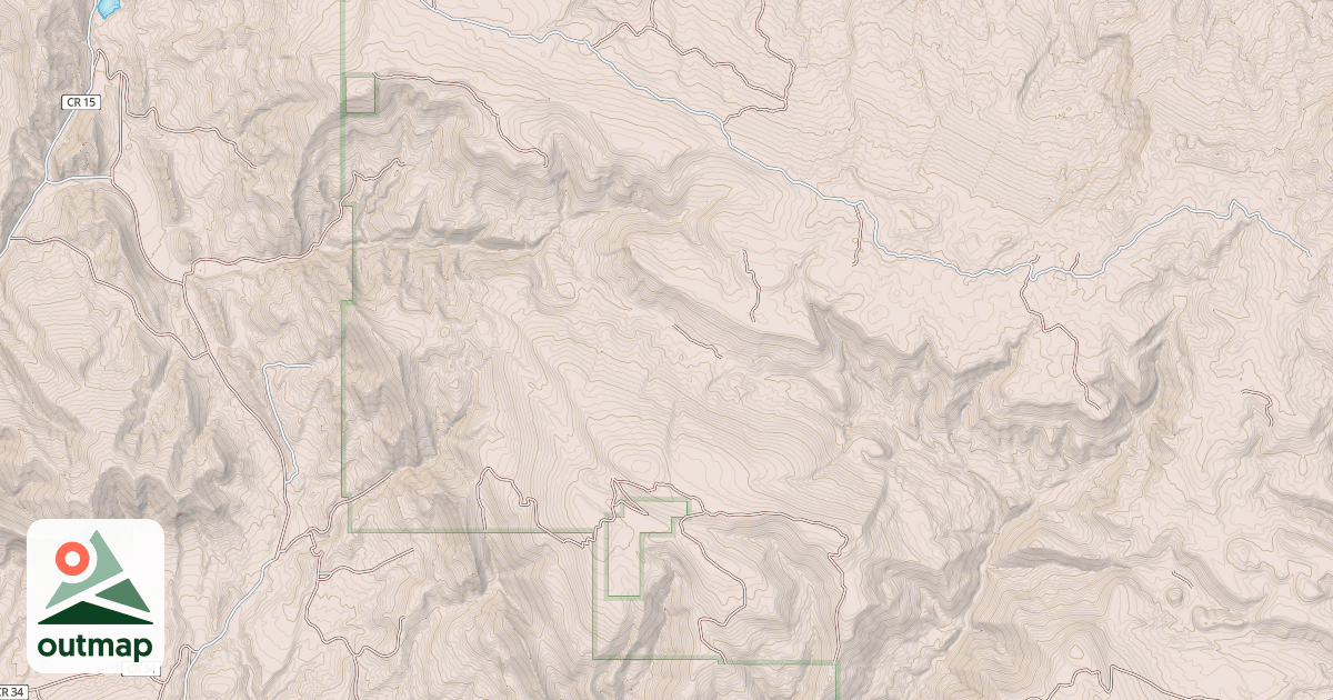 Map of SAWMILL MTN.