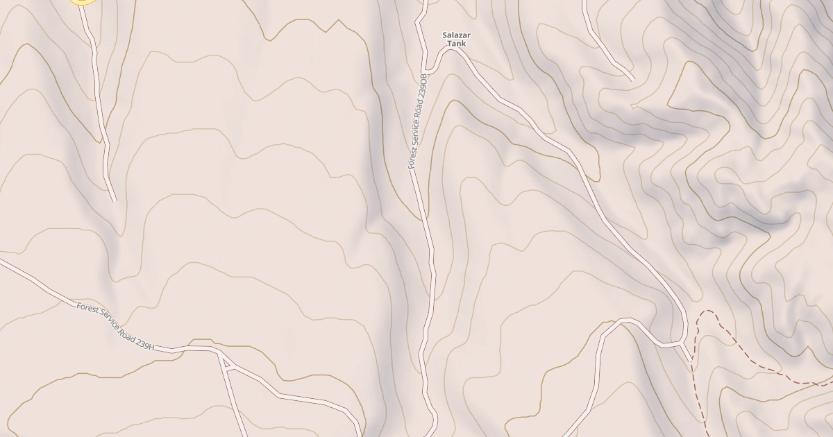 Map preview of USFS National Forest System Roads {83E467AC-986B-414D-AECB-DCEDE863D4E3}