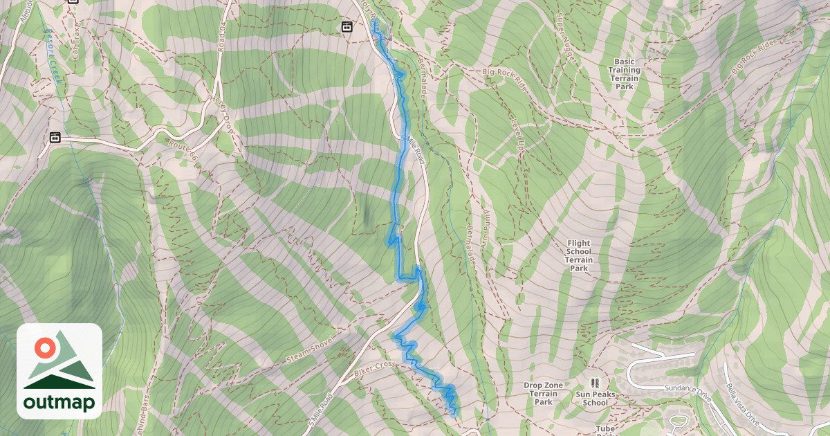 Map of Canada Line