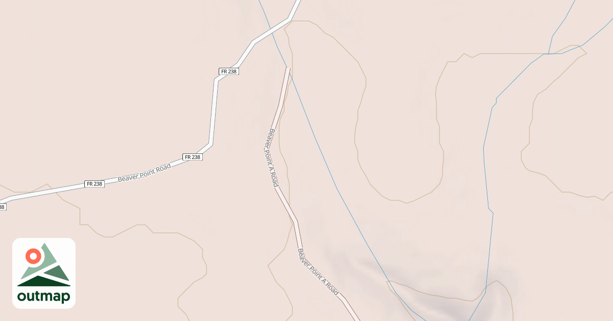 Map of BEAVER POINT A