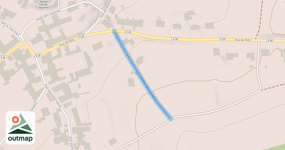 Map of Chemin des Ruelles